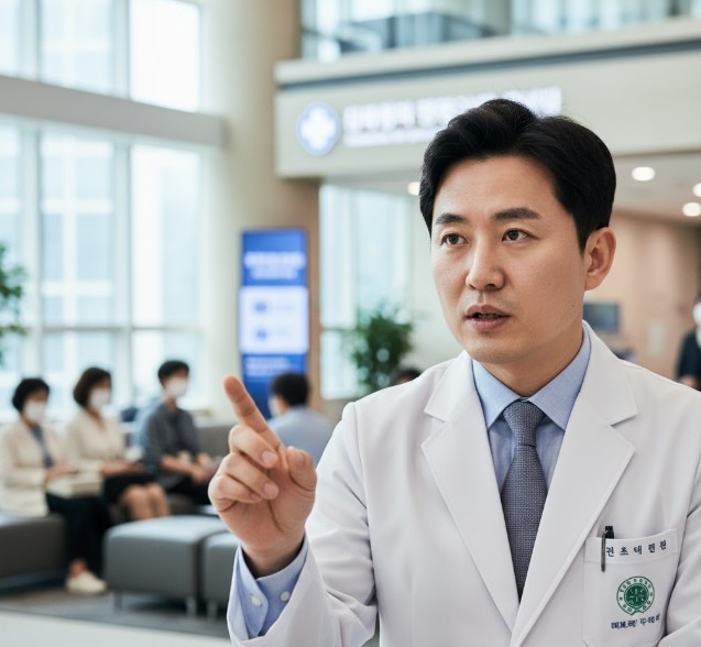 배뇨통 원인을 설명하는 의사