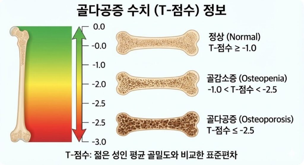 골다공증 수치 T점수 정보